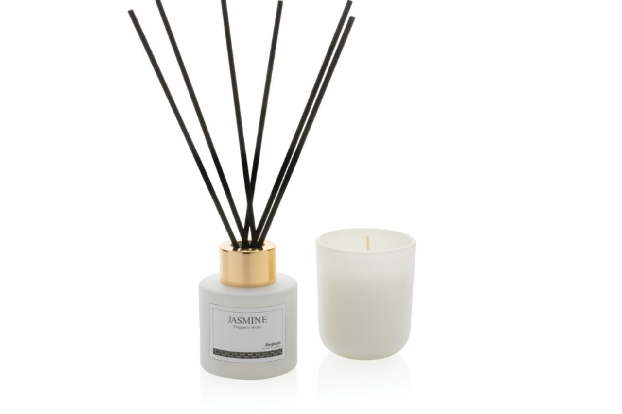 <p>The candles and diffusers of the Ukiyo gift set by Xd Connects are inspired by Japanese Zen aesthetics</p>
